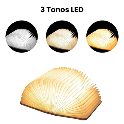 Lámpara de Libro con 3 Tonos LED